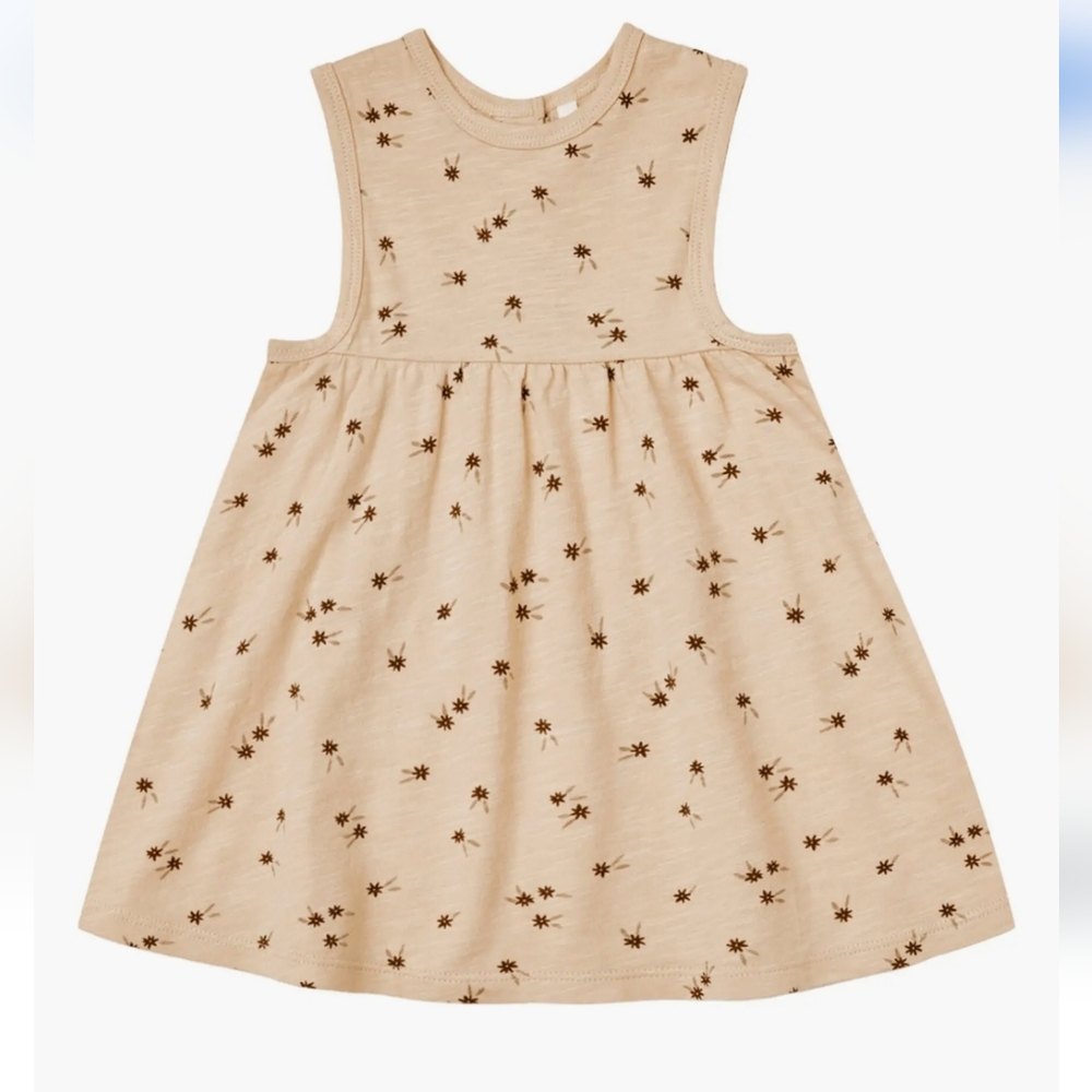 Nwt! Rylee + Cru Baby Girl Layla Floral Dress Shell Ditsy